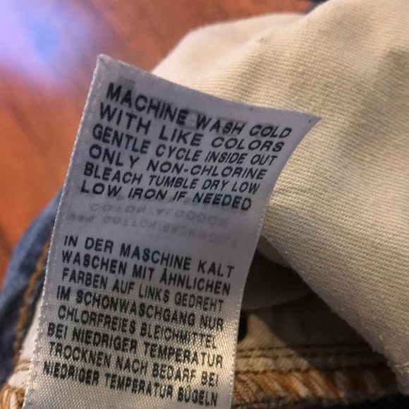 TRUE RELIGION Blue Straight Leg Jeans Size 18 - Picture 7 of 9